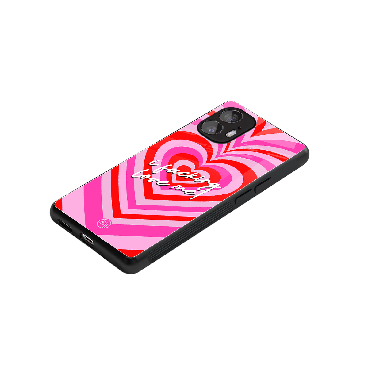 me first back phone cover | glass case for nothing phone 2