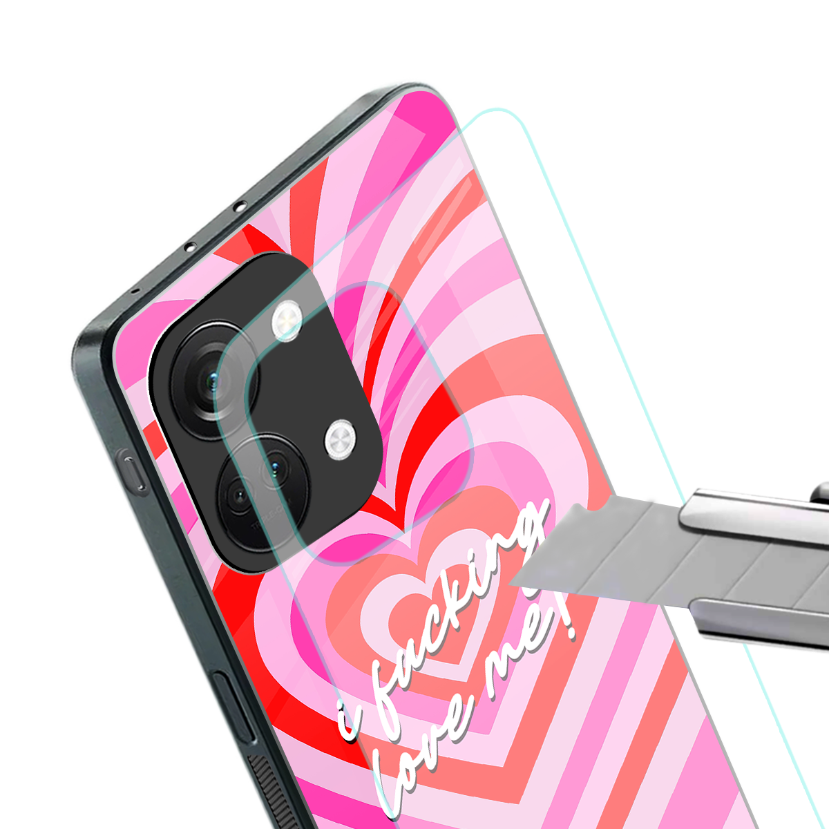 me first back phone cover | glass case for oneplus nord 3