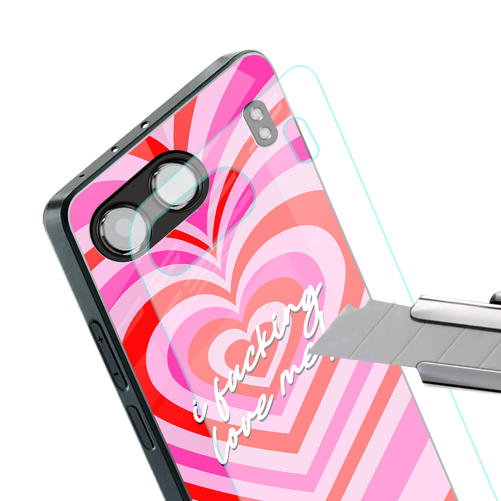me first back phone cover | glass case for oneplus nord 4