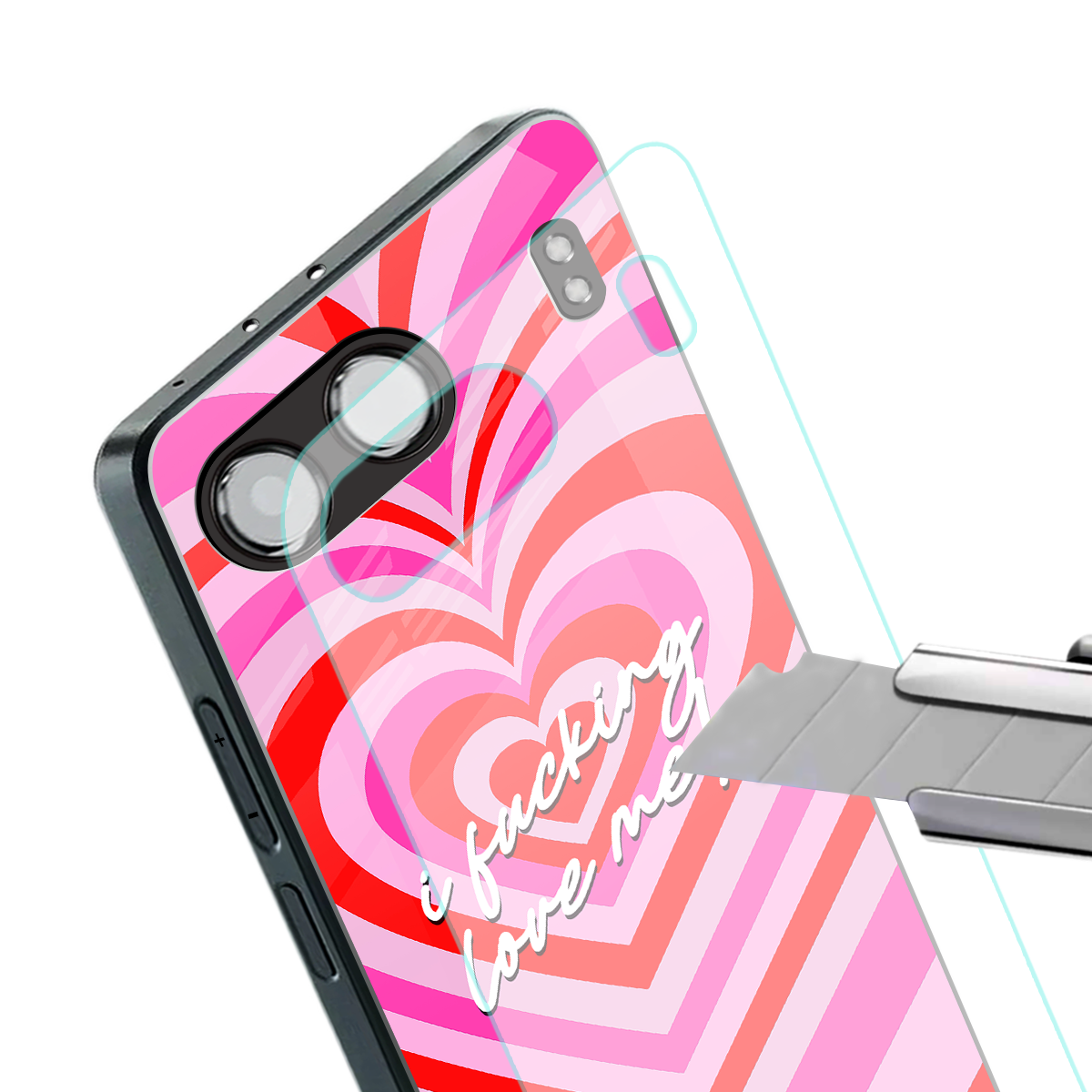 me first back phone cover | glass case for oneplus nord 4