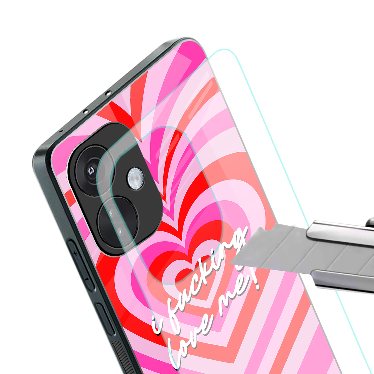 me first back phone cover | glass case for oneplus nord ce 3