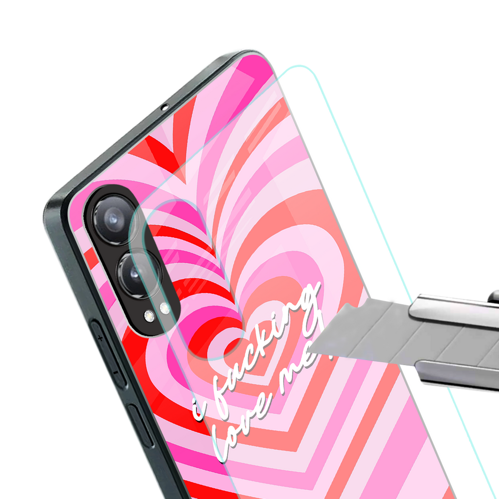 me first back phone cover | glass case for oneplus nord ce 4 lite