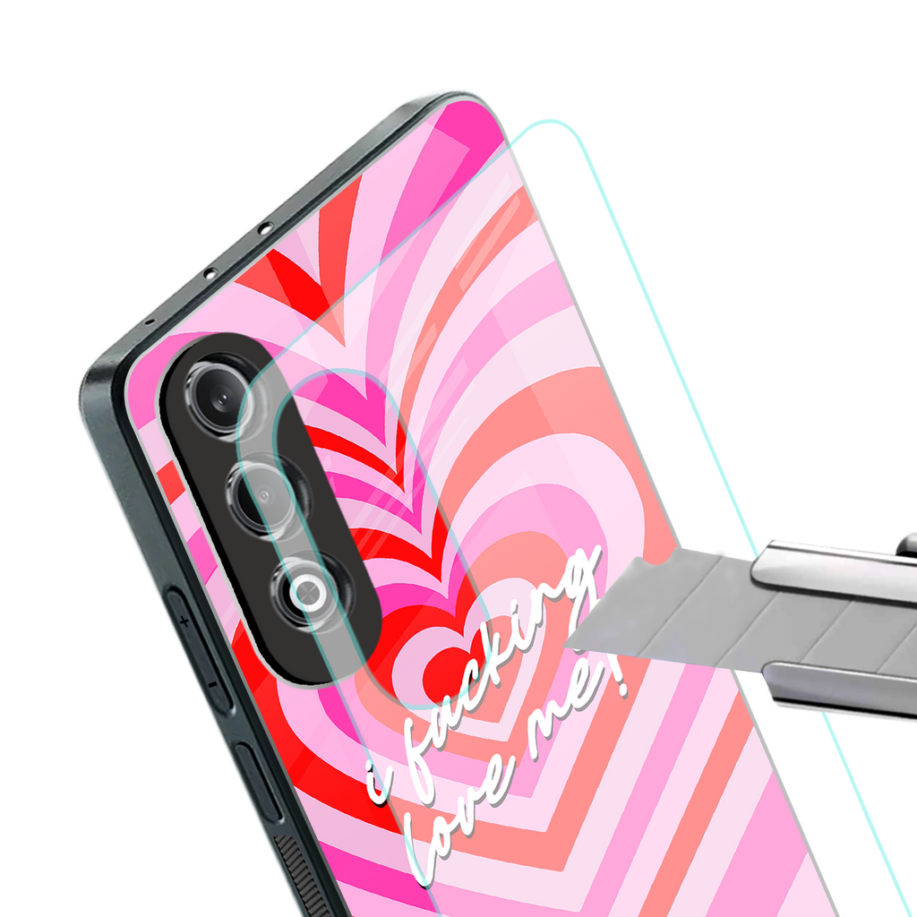 me first back phone cover | glass case for oneplus nord ce 4