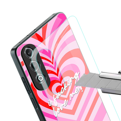 me first back phone cover | glass case for oneplus nord ce 4