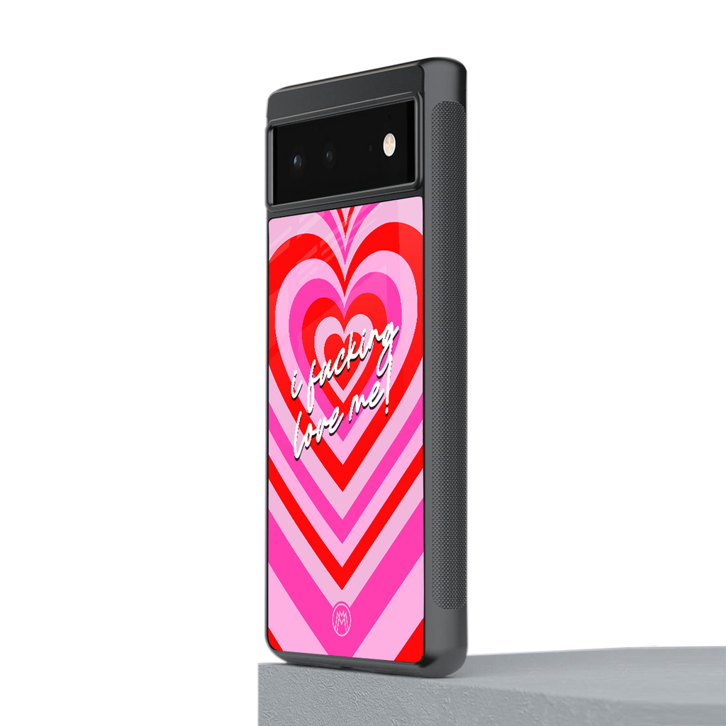me first back phone cover | glass case for Google Pixel 6A
