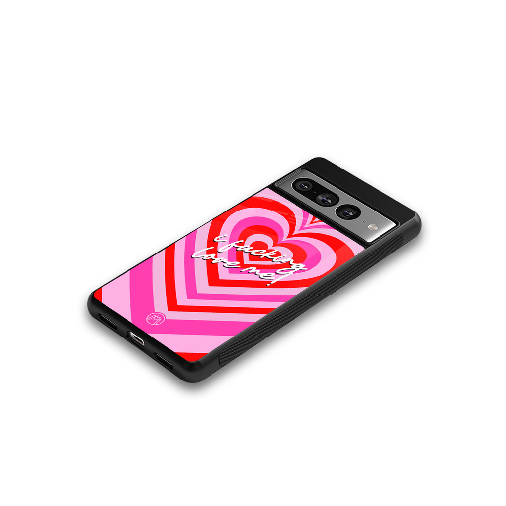 me first back phone cover | glass case for google pixel 7 pro