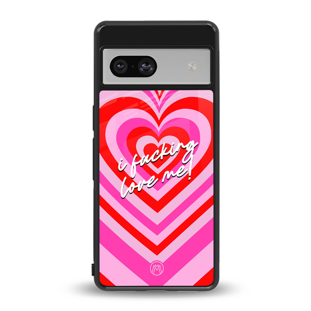 me first back phone cover | glass case for Google Pixel 7