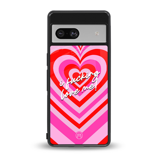 me first back phone cover | glass case for Google Pixel 7A