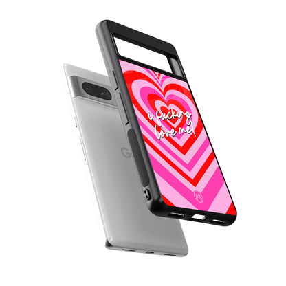 me first back phone cover | glass case for Google Pixel 7