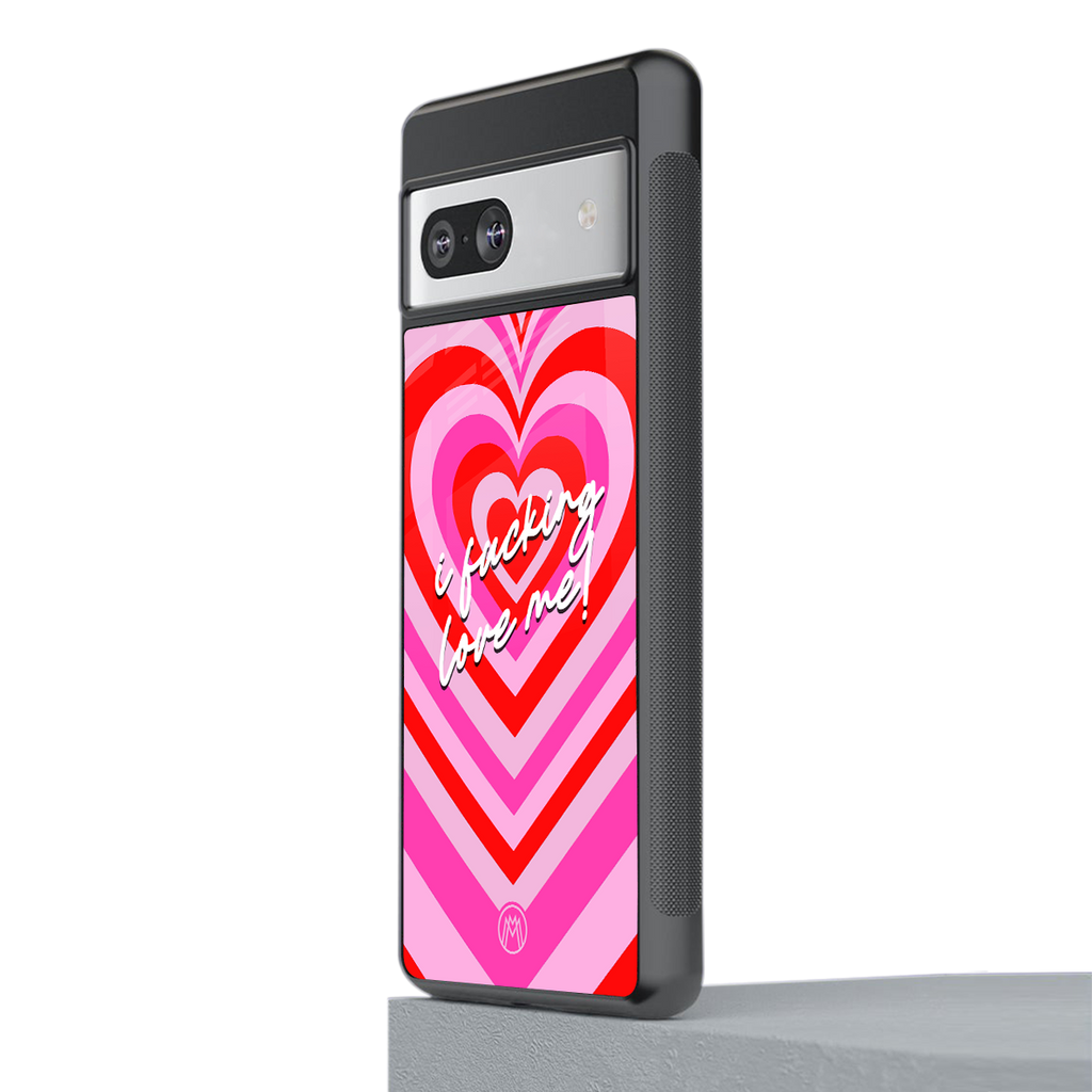 me first back phone cover | glass case for Google Pixel 7