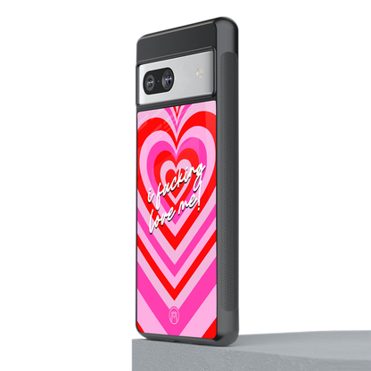 me first back phone cover | glass case for Google Pixel 7