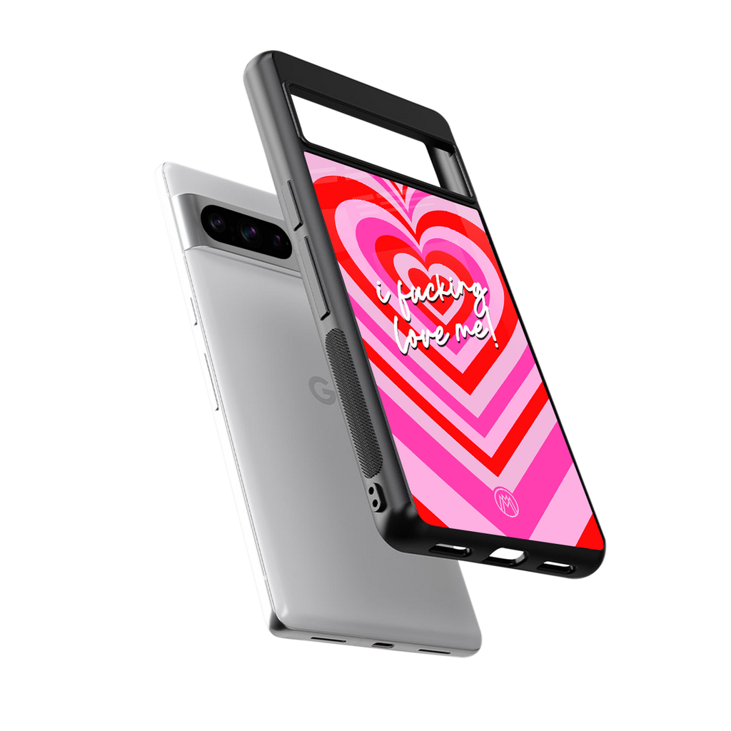 me first back phone cover | glass case for google pixel 8 pro
