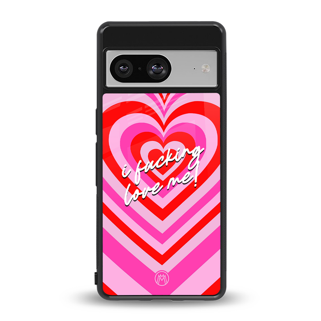 me first back phone cover | glass case for Google Pixel 8