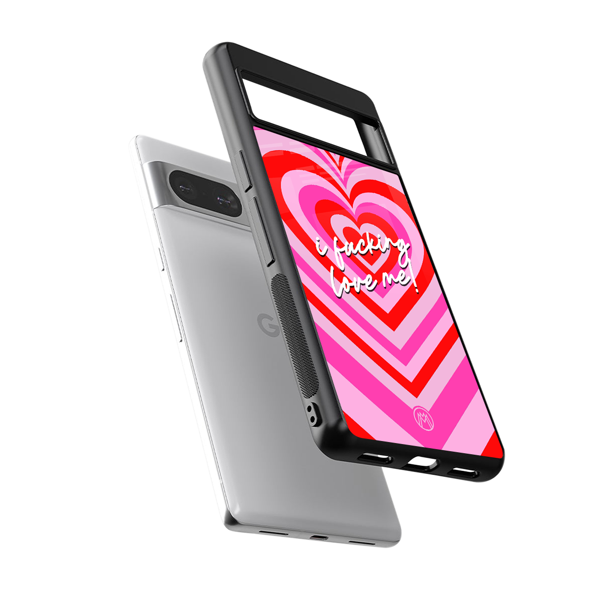 me first back phone cover | glass case for Google Pixel 8