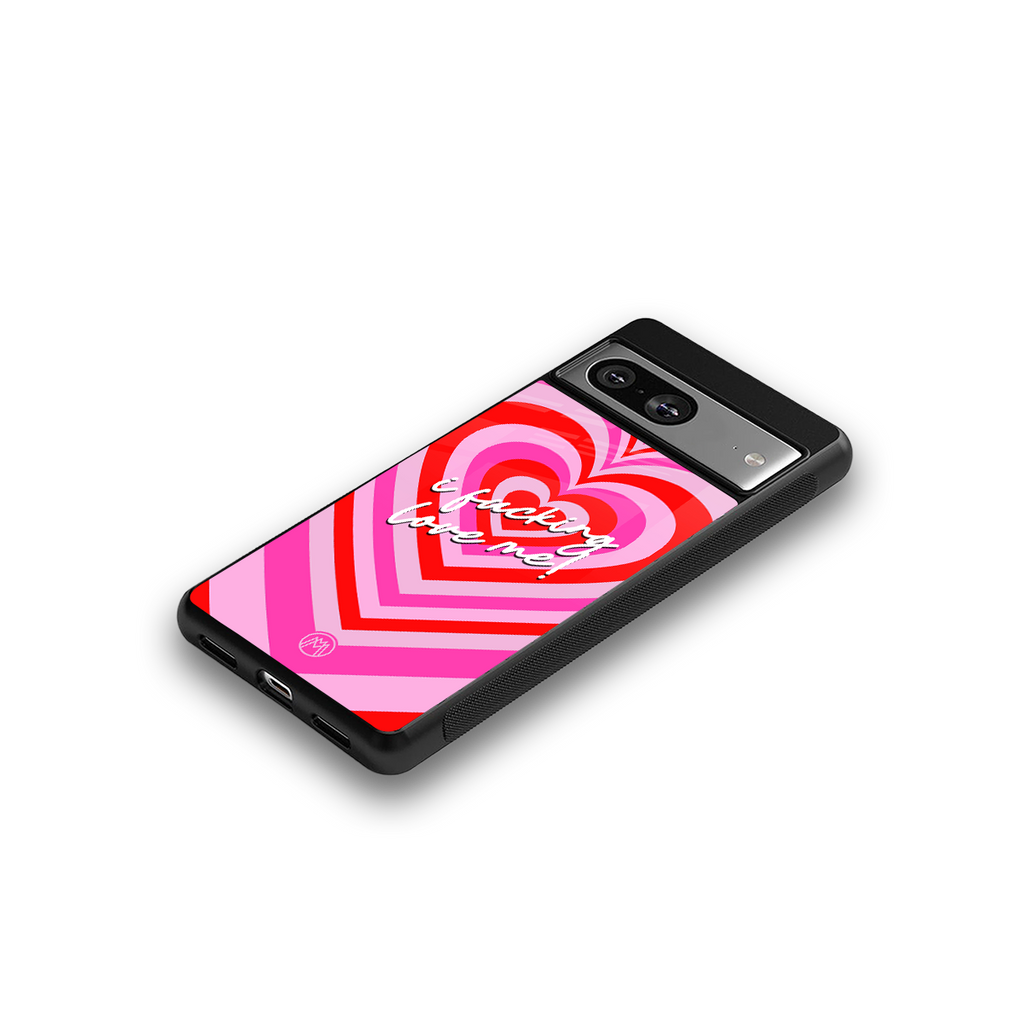 me first back phone cover | glass case for Google Pixel 8