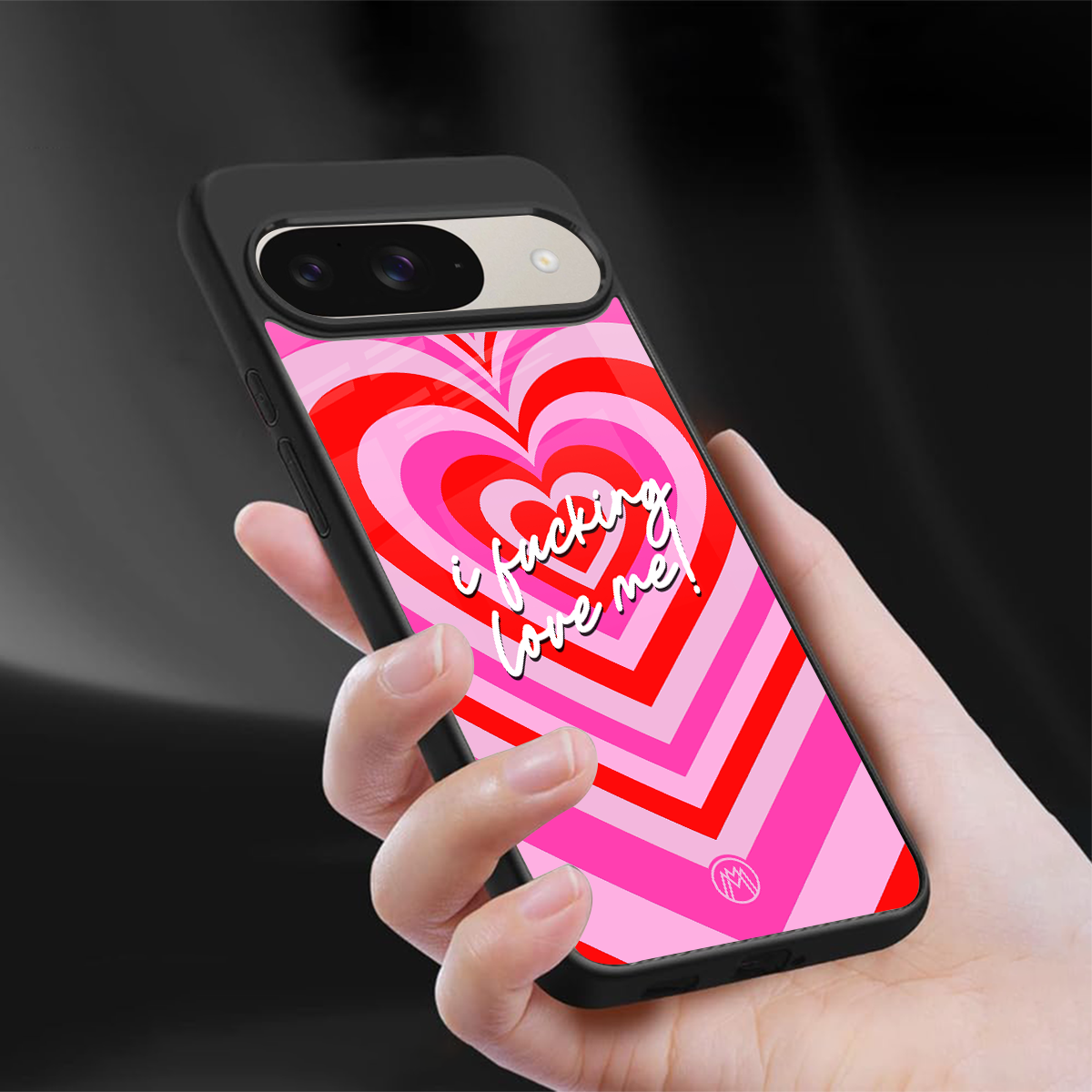 me first back phone cover | glass case for google pixel 9