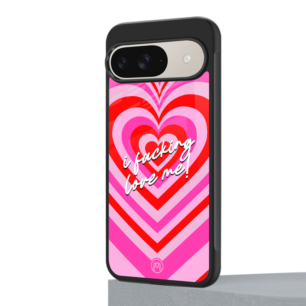 me first back phone cover | glass case for google pixel 9