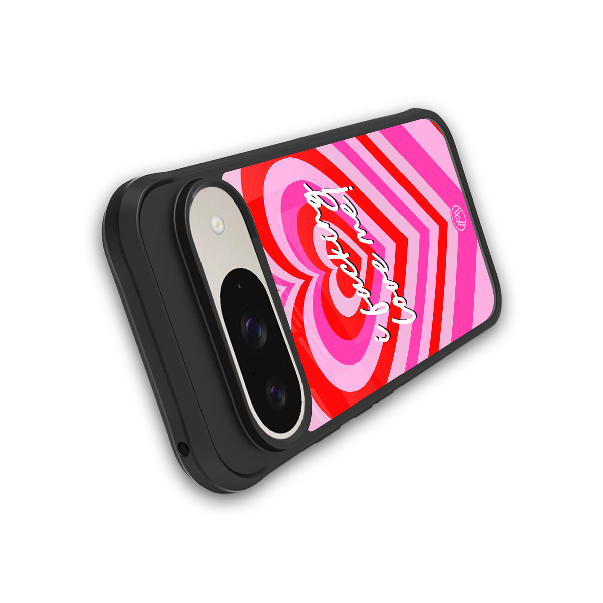 me first back phone cover | glass case for google pixel 9