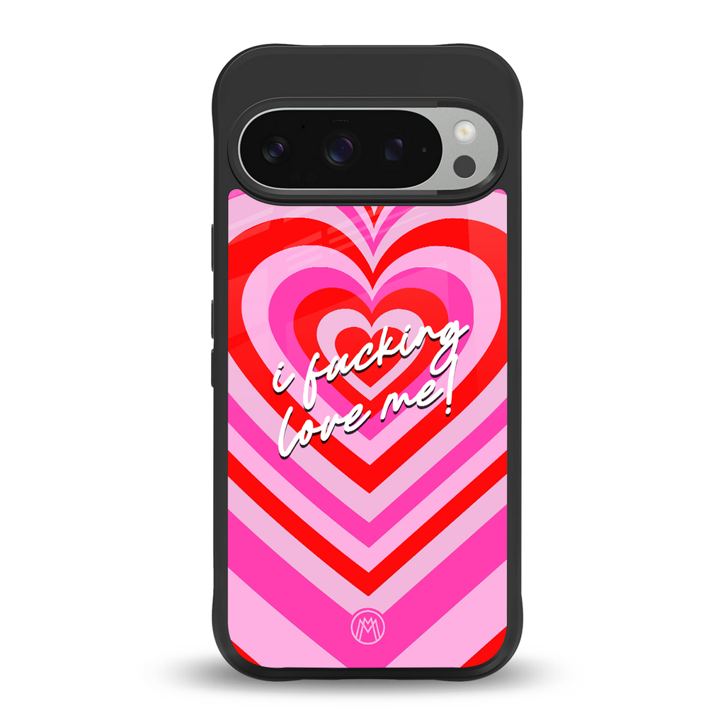 me first back phone cover | glass case for google pixel 9 pro