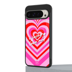 me first back phone cover | glass case for google pixel 9 pro