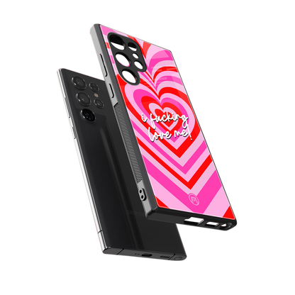 me first back phone cover | glass case for samsung galaxy s23 ultra