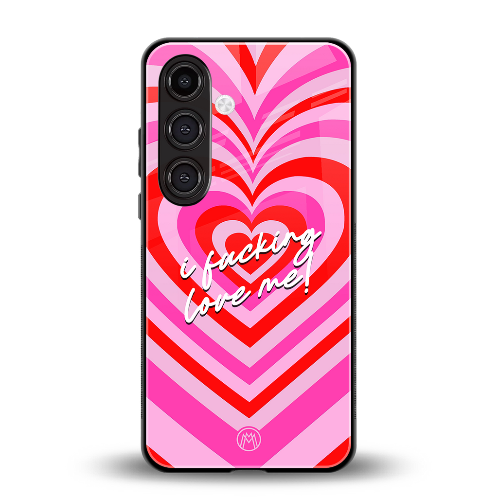 me first back phone cover | glass case for samsung galaxy s25