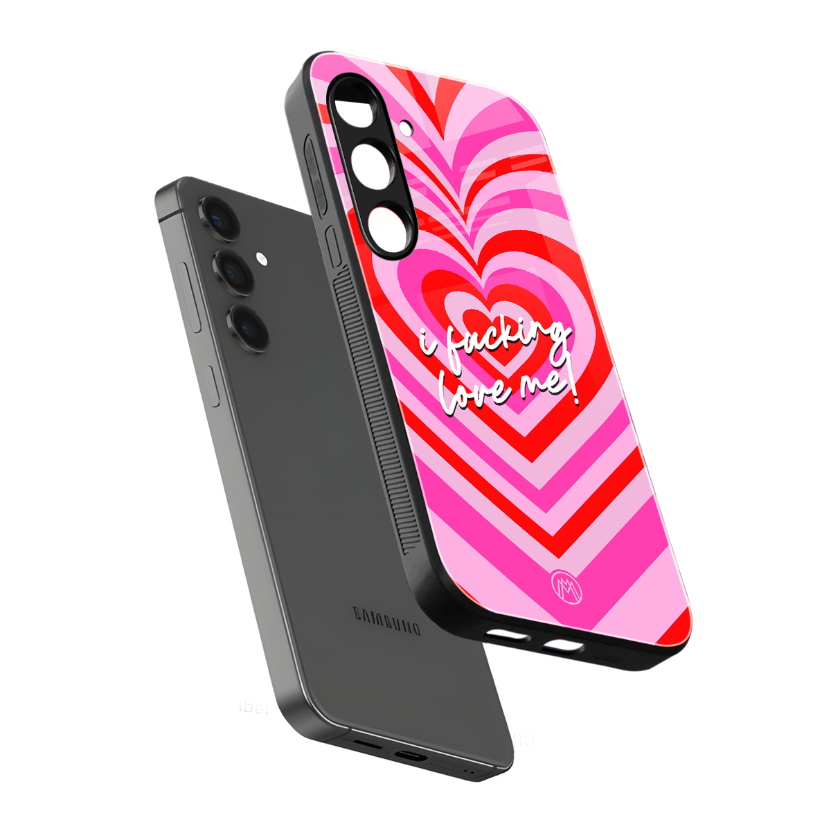 me first back phone cover | glass case for samsung galaxy s25