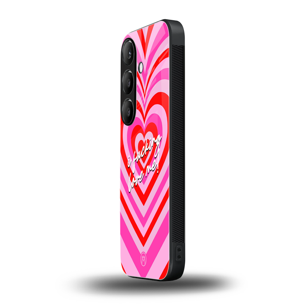 me first back phone cover | glass case for samsung galaxy s25 plus