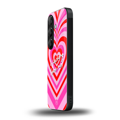 me first back phone cover | glass case for samsung galaxy s25 plus