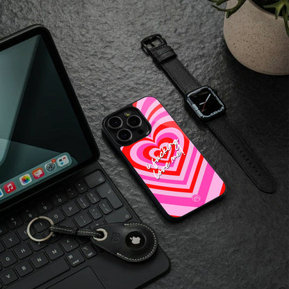 me first back phone cover | glass case for iphone 16 plus