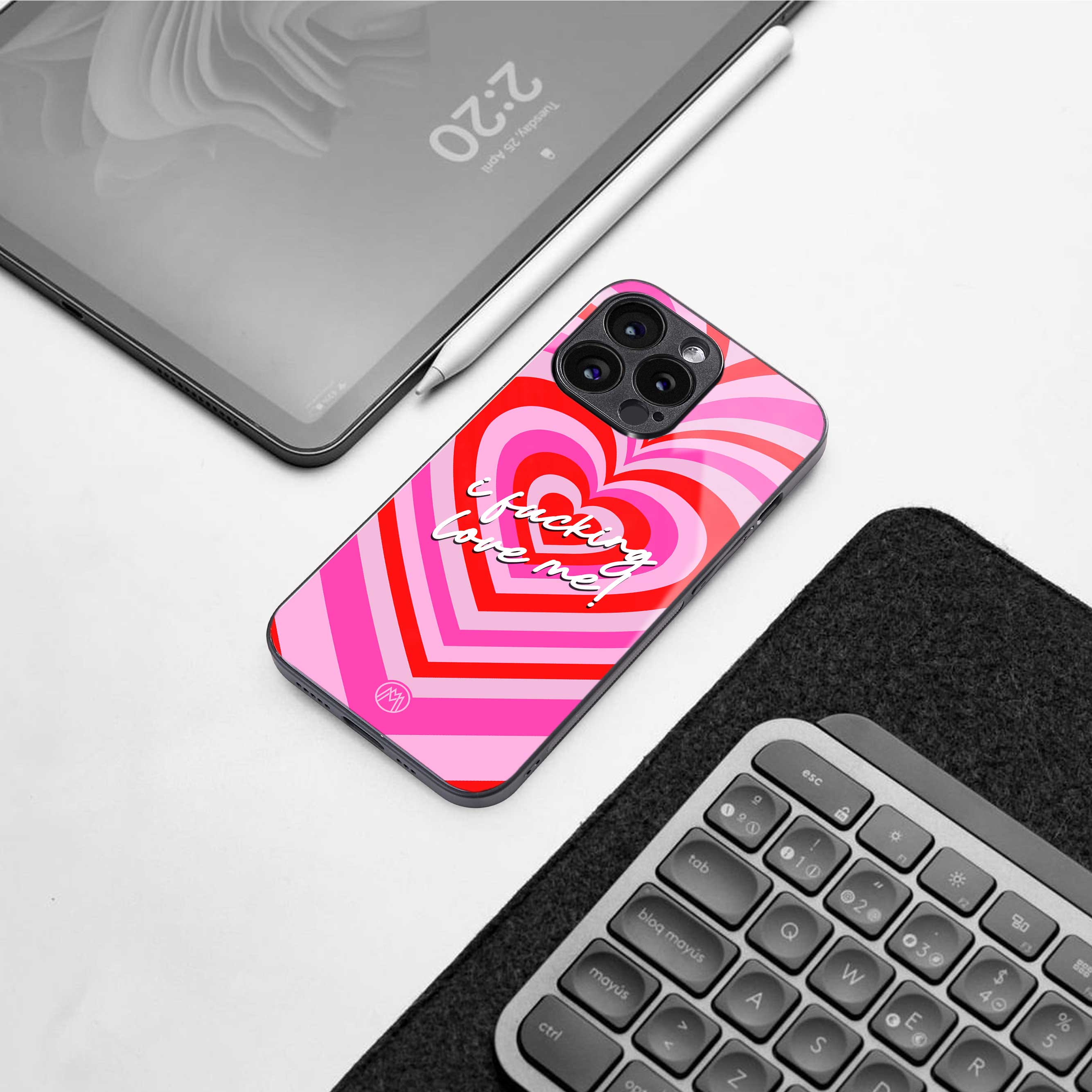 me first back phone cover | glass case for nothing phone 2