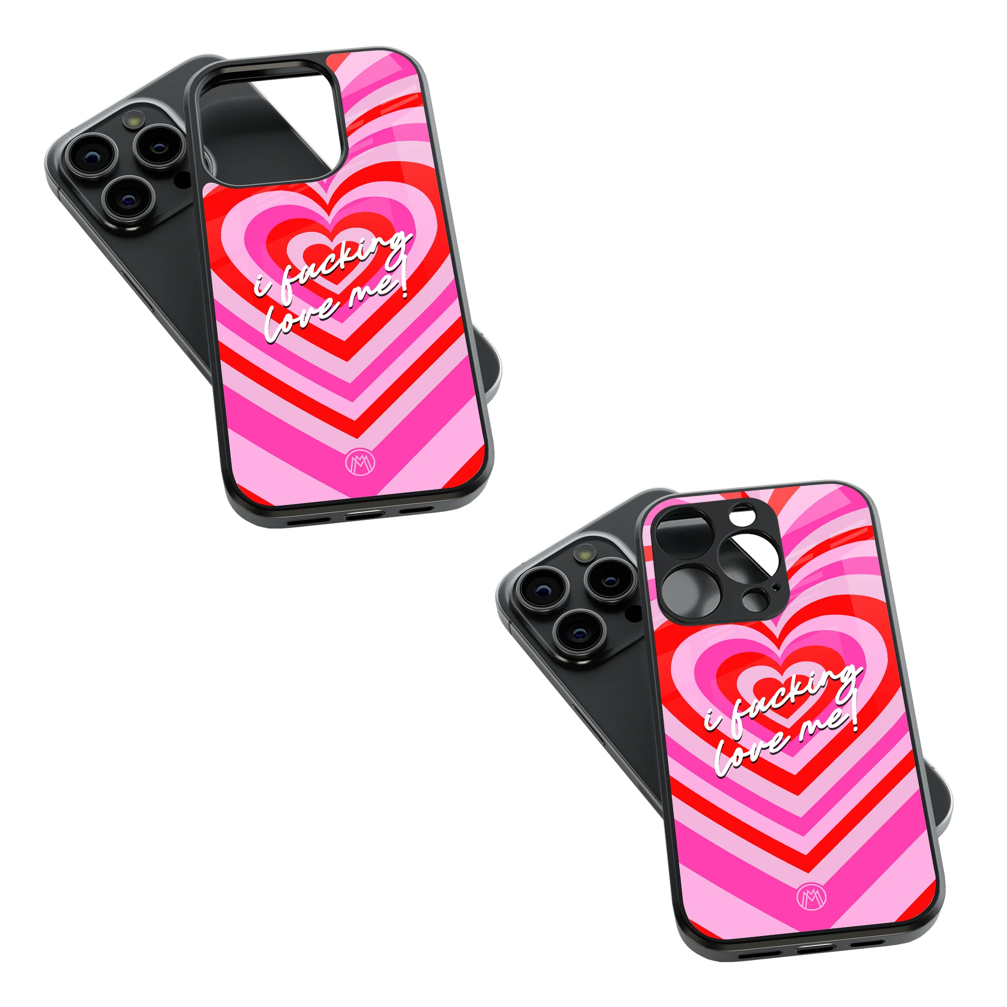 Trendy Glass Back Mobile Case for iPhone, Samsung, Redmi, OnePlus, Google Pixel, Motorola