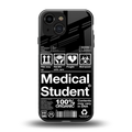 medical student back phone cover | glass case for iphone 13 mini