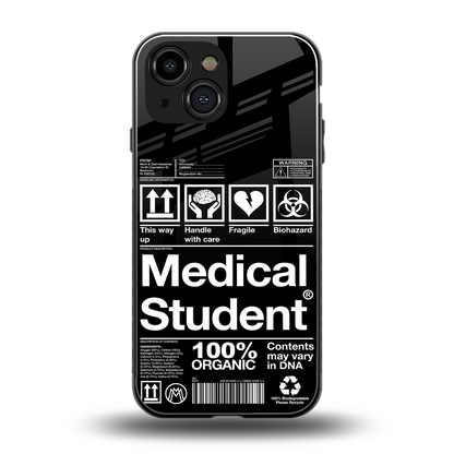 medical student back phone cover | glass case for iphone 13 mini