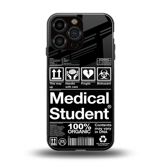 medical student back phone cover | glass case for iphone 13 pro max