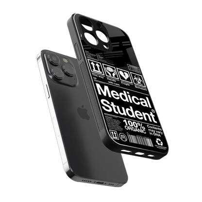 medical student back phone cover | glass case for iphone 13 pro max