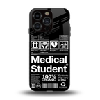 medical student back phone cover | glass case for iphone 13 pro