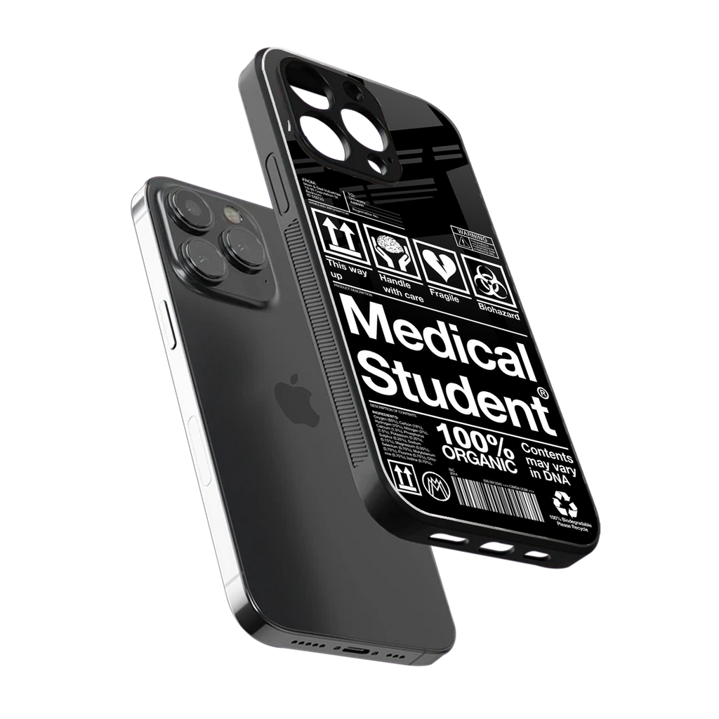 medical student back phone cover | glass case for iphone 13 pro