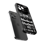 medical student back phone cover | glass case for iphone 13 pro