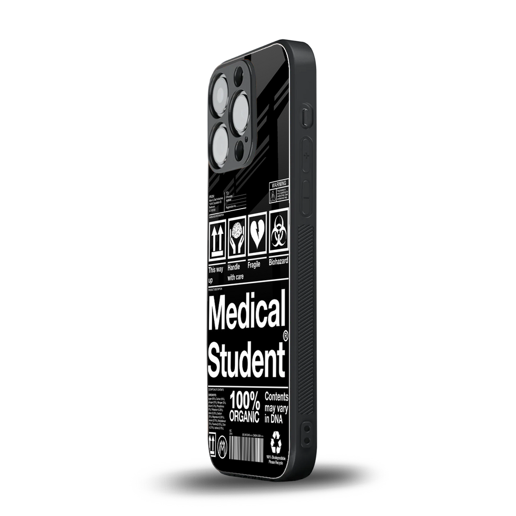 medical student back phone cover | glass case for iphone 13 pro