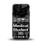 medical student back phone cover | glass case for iphone 13