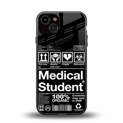 medical student back phone cover | glass case for iphone 13