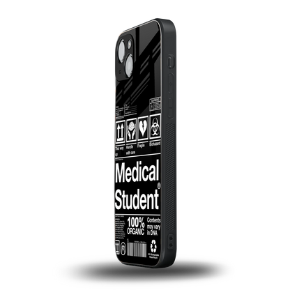 medical student back phone cover | glass case for iphone 14 plus