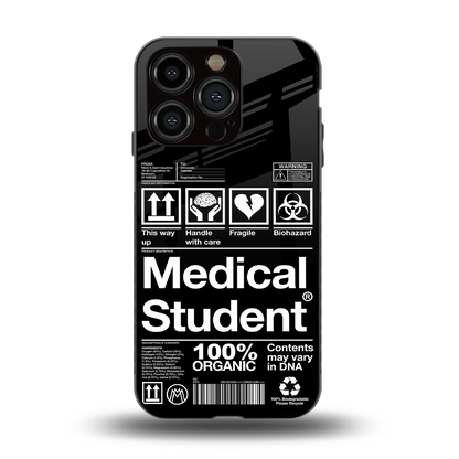 medical student back phone cover | glass case for iphone 14 pro