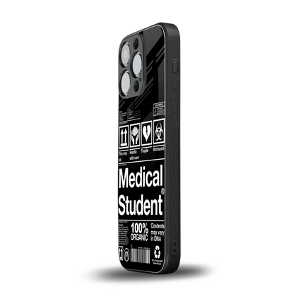 medical student back phone cover | glass case for iphone 15 pro