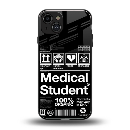 medical student back phone cover | glass case for iphone 15