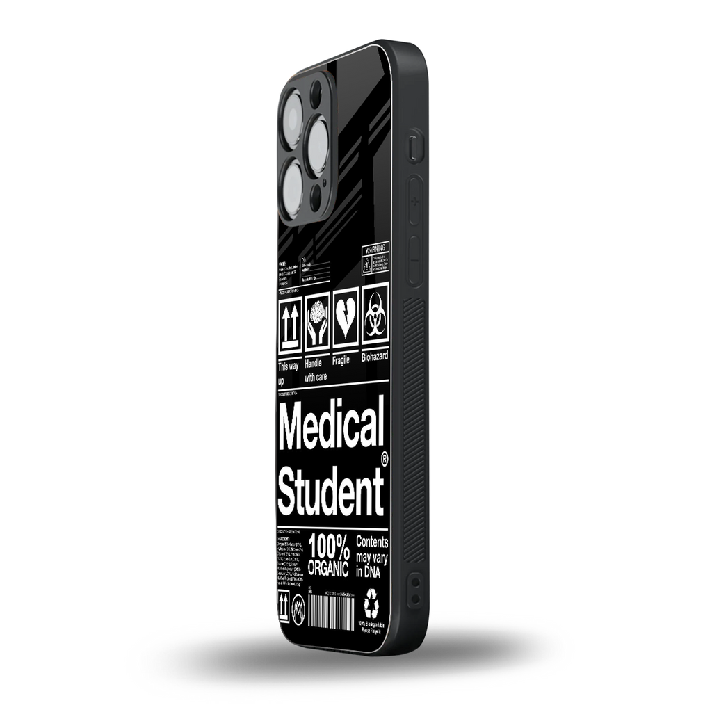 medical student back phone cover | glass case for iphone 16 pro max