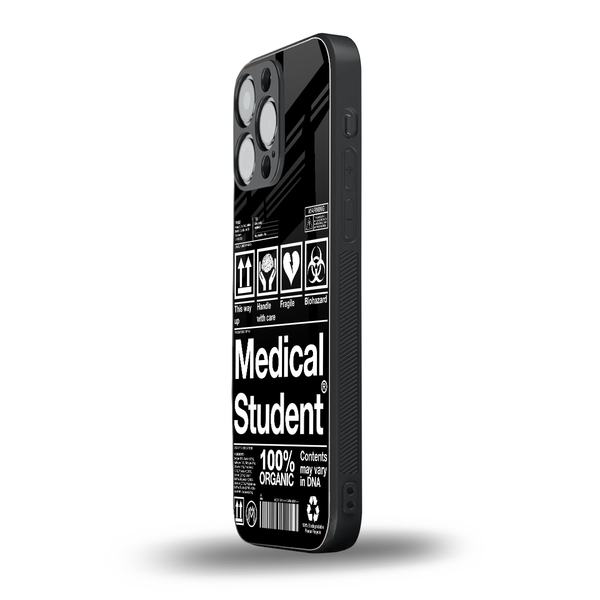 medical student back phone cover | glass case for iphone 16 pro max