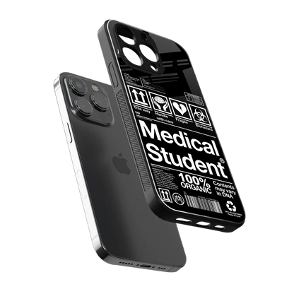 medical student back phone cover | glass case for iphone 16 pro