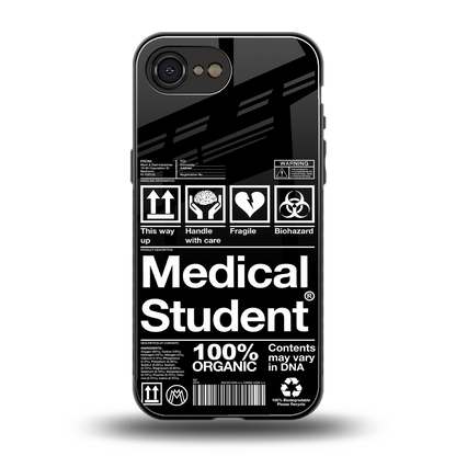medical student back phone cover | glass case for iphone 16e